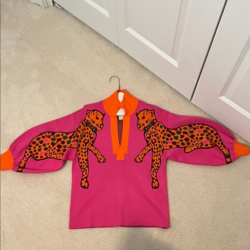 Bold Pink Cheetah Sweater